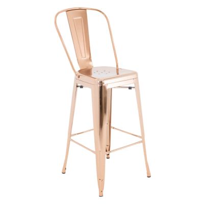 Image of Jasper Barstool, Rose Gold
